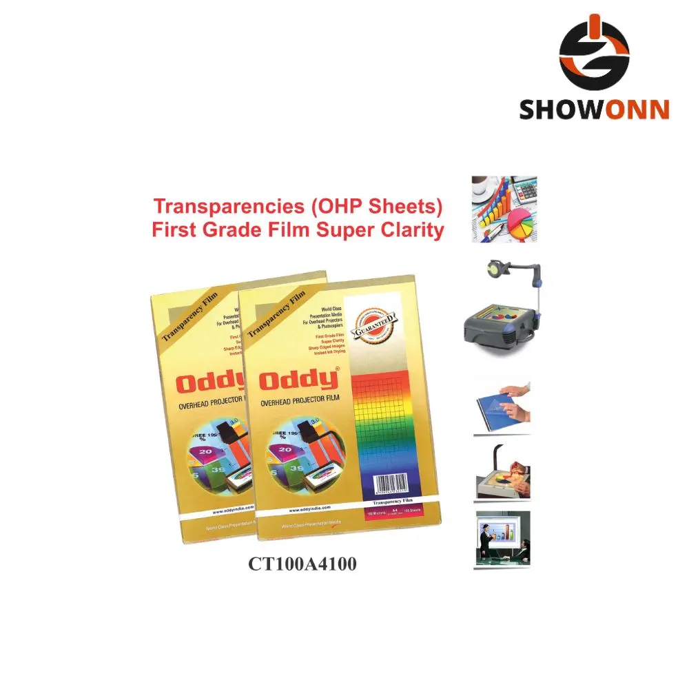 Oddy  CLEAR TRANSPARENT POLYSTER FILM CT100A4100