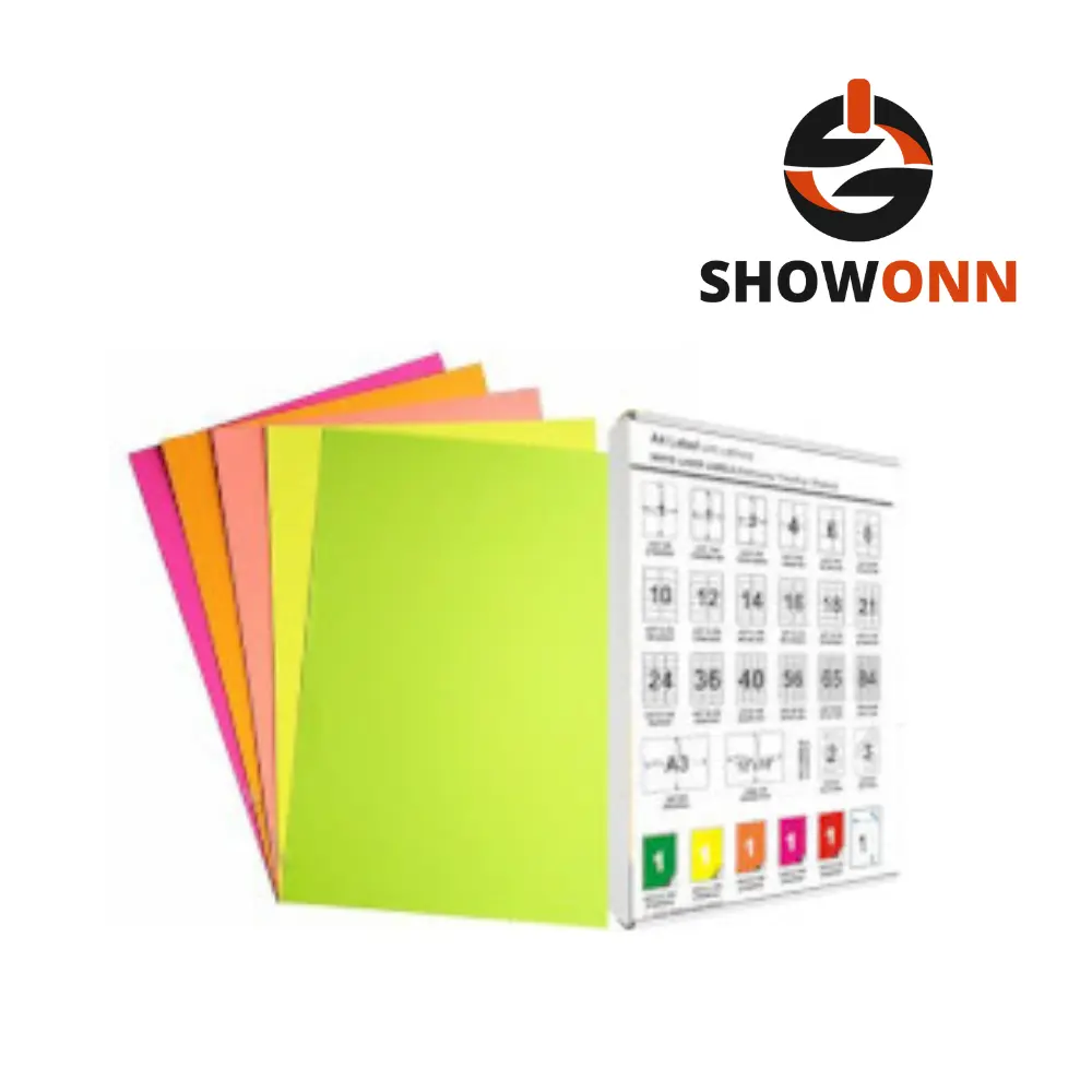 Desmat FLUORESCENT LABEL SHEETS A4STFL-0-75S