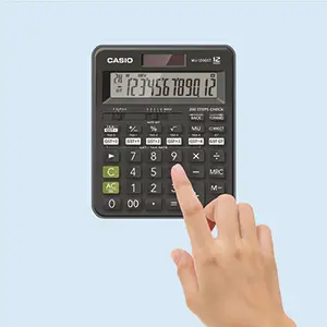 Casio MJ-12GST GST Calculator (Black) 