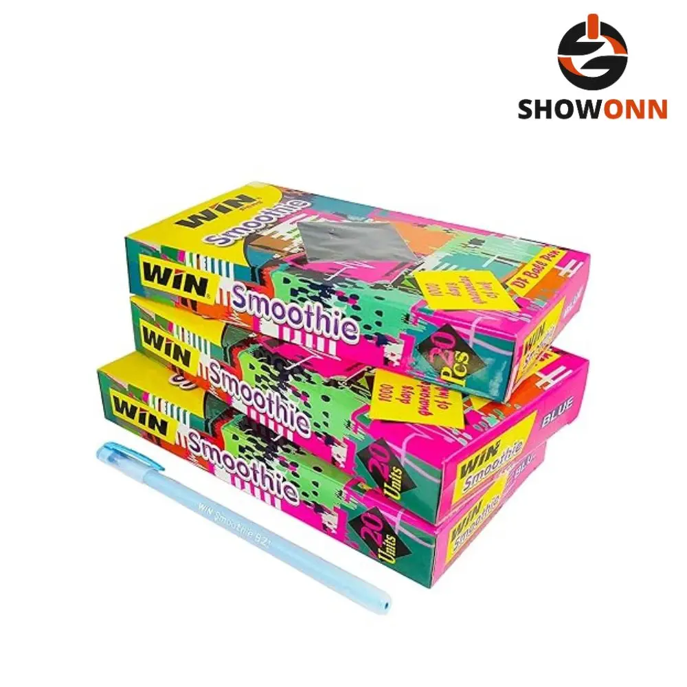 Win Smoothie Ball Pen 0.7mm (20pc Pack) 