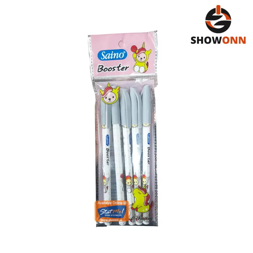 Saino Booster Ball Pen (Pack of 5) 