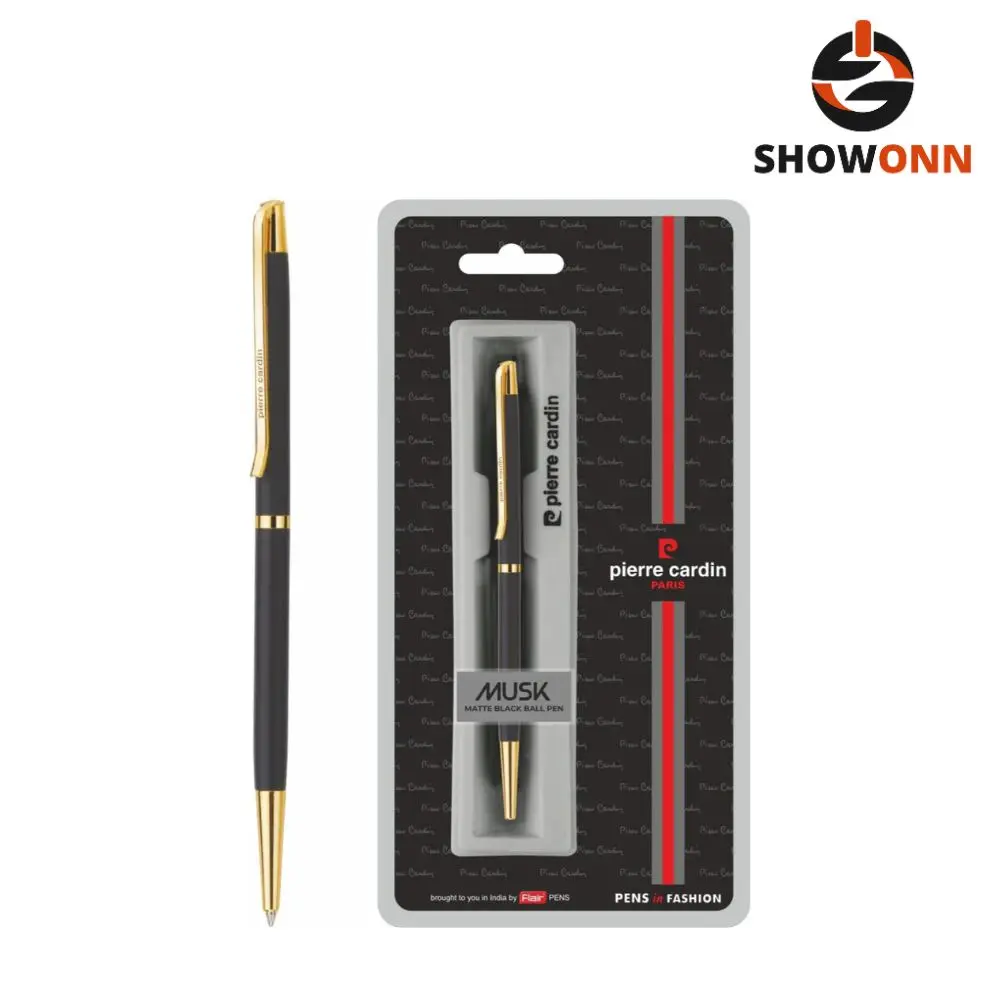 Pierre Cardin Musk Matte Black Ball Pen 