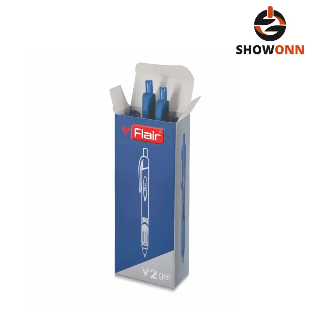 Flair V2 Gel Pen (10pc Pack)- Blue 