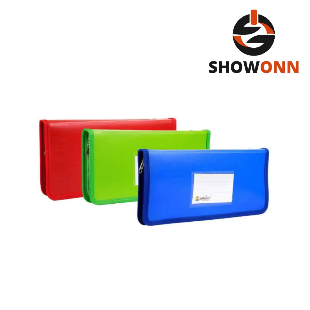 Infinity Cheque Book Cover (Opaque Sheet with Zipper) INF-CBC722   