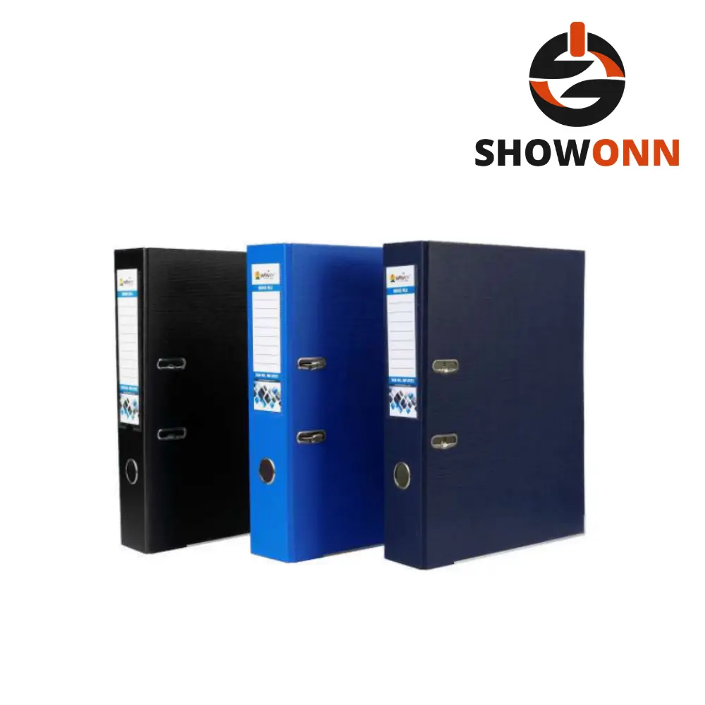 Infinity Index File (Outside PVC Inside Lamination Printed Paper) Navy Blue  INF-IF551NB   