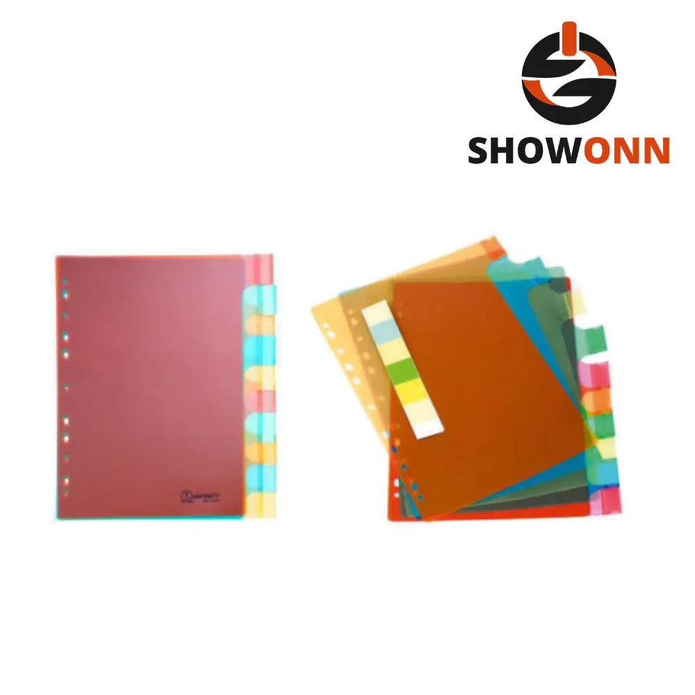 Infinity Sheet Saperator (Mix) 5 Colour  INF-SS10     
