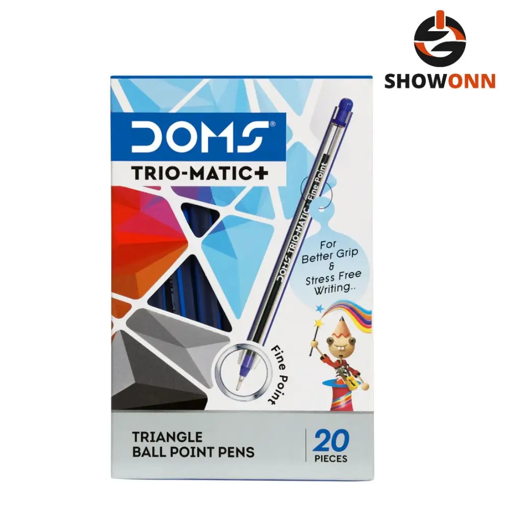 Doms Triomatic Df Pen (20pc) Blue 