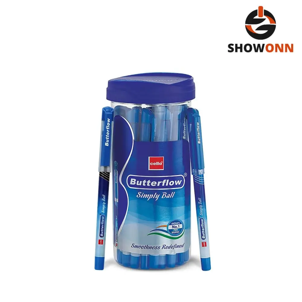 Cello Butterflow Simply Ball Pen (25pc Jar) 