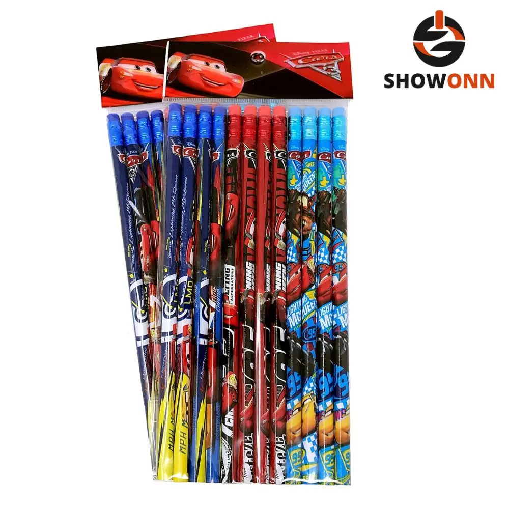 Cars Wooden Pencil RT (12pc) 