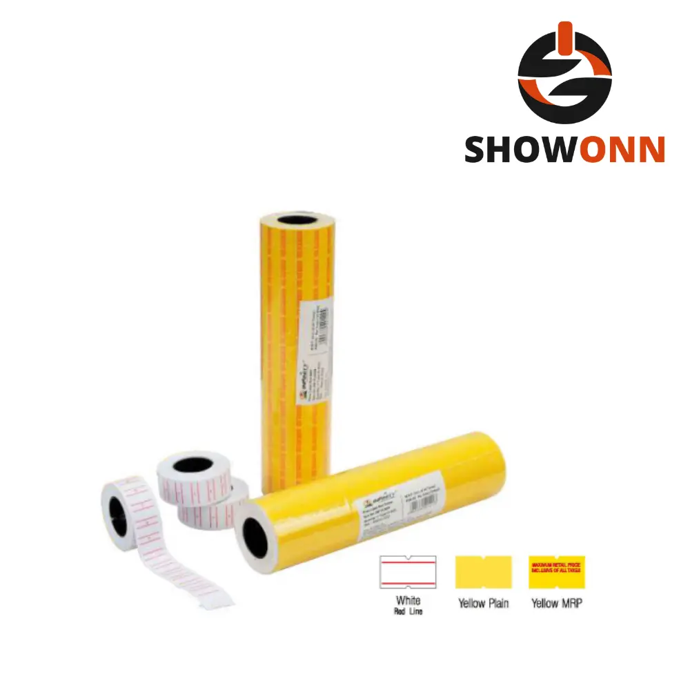 Infinity Price Label Roll (Yellow Printing)  INF-PL600Y+P