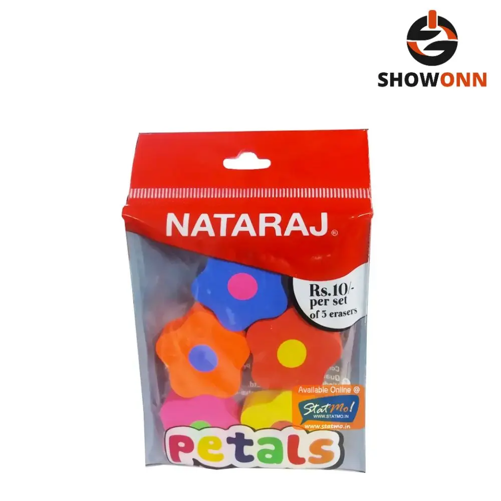 Nataraj Petals Eraser (5pc) Set 