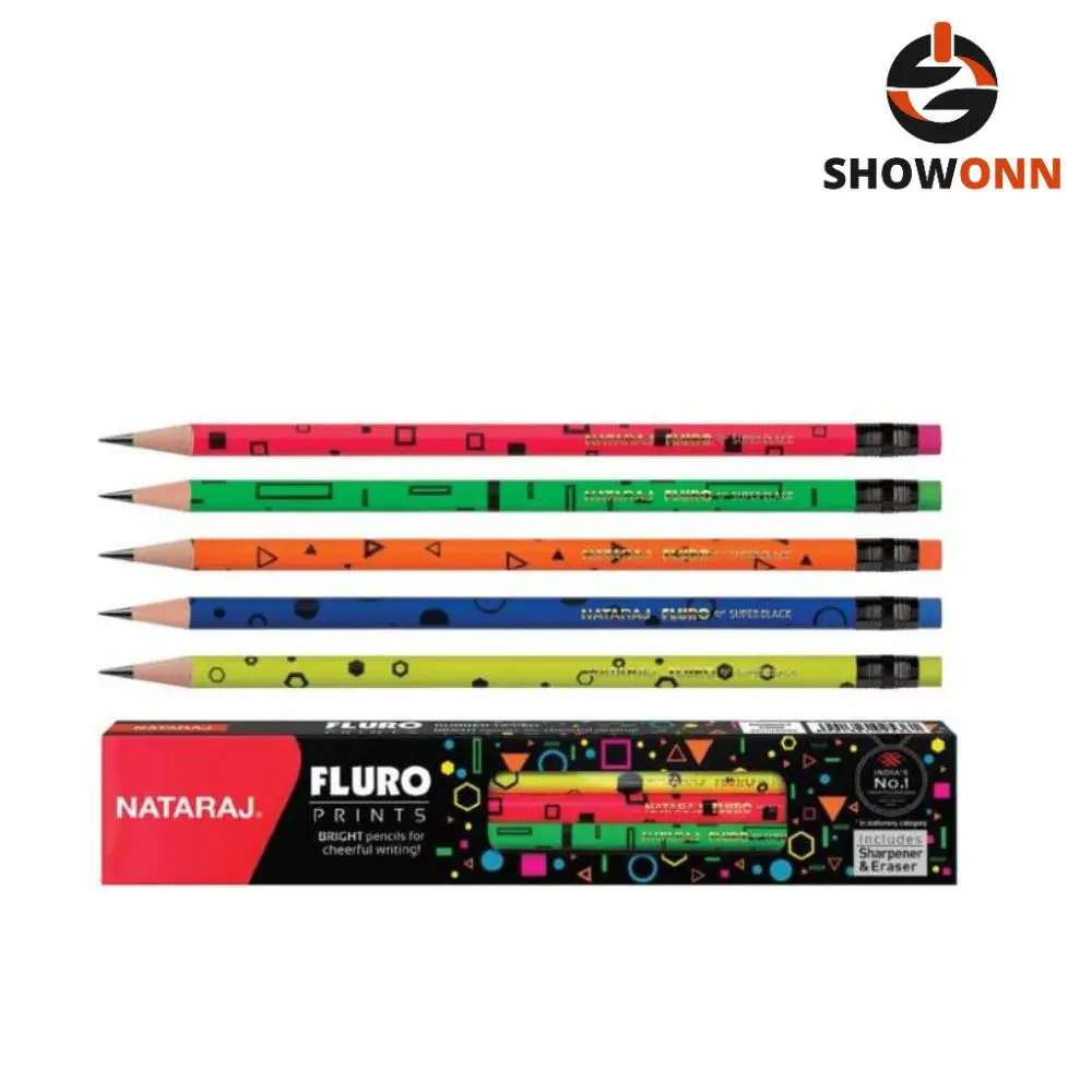 Nataraj Fluro RT Pencil 6 MRP (10pc) 