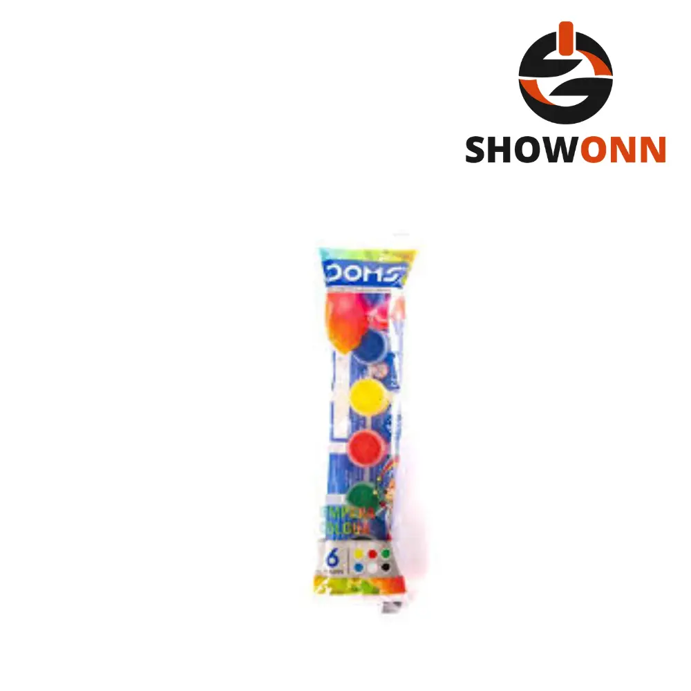 DOMS AQUA COLOUR CAKES 36 SHADES (15 mm) 