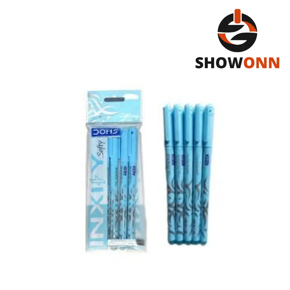 DOMS INXO CLASSIC PEN BLUE 10 PCS PACK