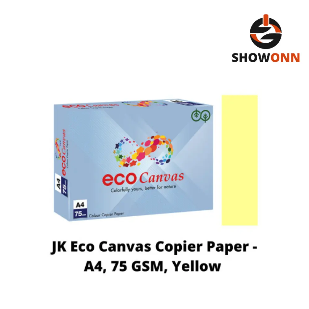 JK ECO CANVAS 75 A4 YELLOW COLOUR COPIER