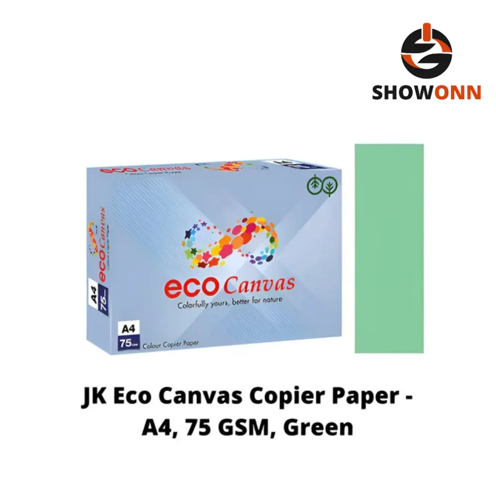 JK ECO CANVAS 75 A4 GREEN COLOUR COPIER