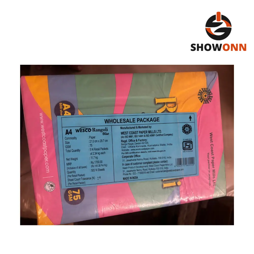 WESCO RANGOLI 75 A4 BLUE COLOUR COPIER