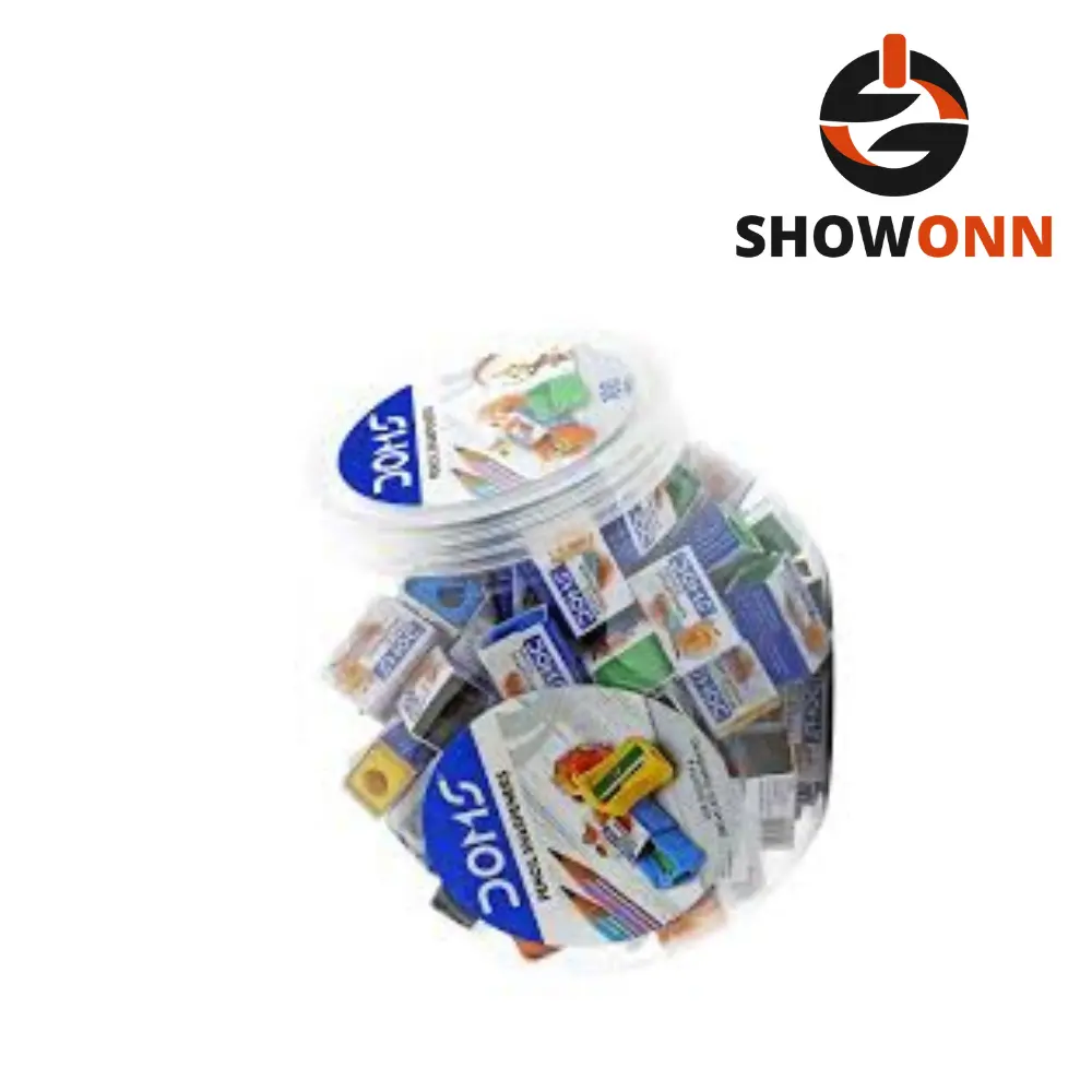 DOMS PENCIL SHARPENER 50 PCS JAR PACK
