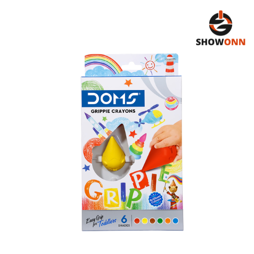 DOMS GRIPPIE CRAYONS 6 SHADES