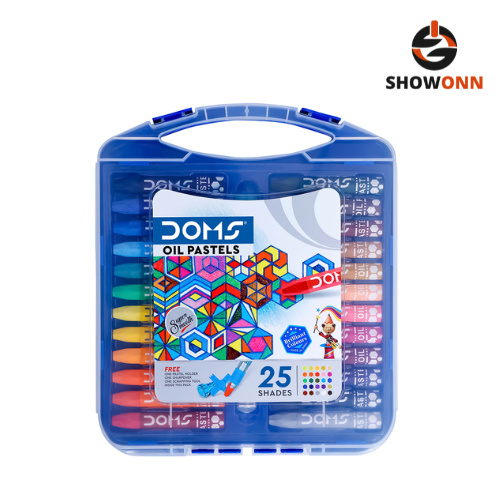 DOMS OIL PASTEL 25 SHADES (HEXAGONAL)