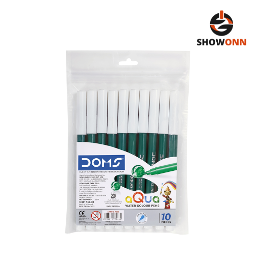 DOMS AQUA WATER COLOUR PEN GREEN NEW
