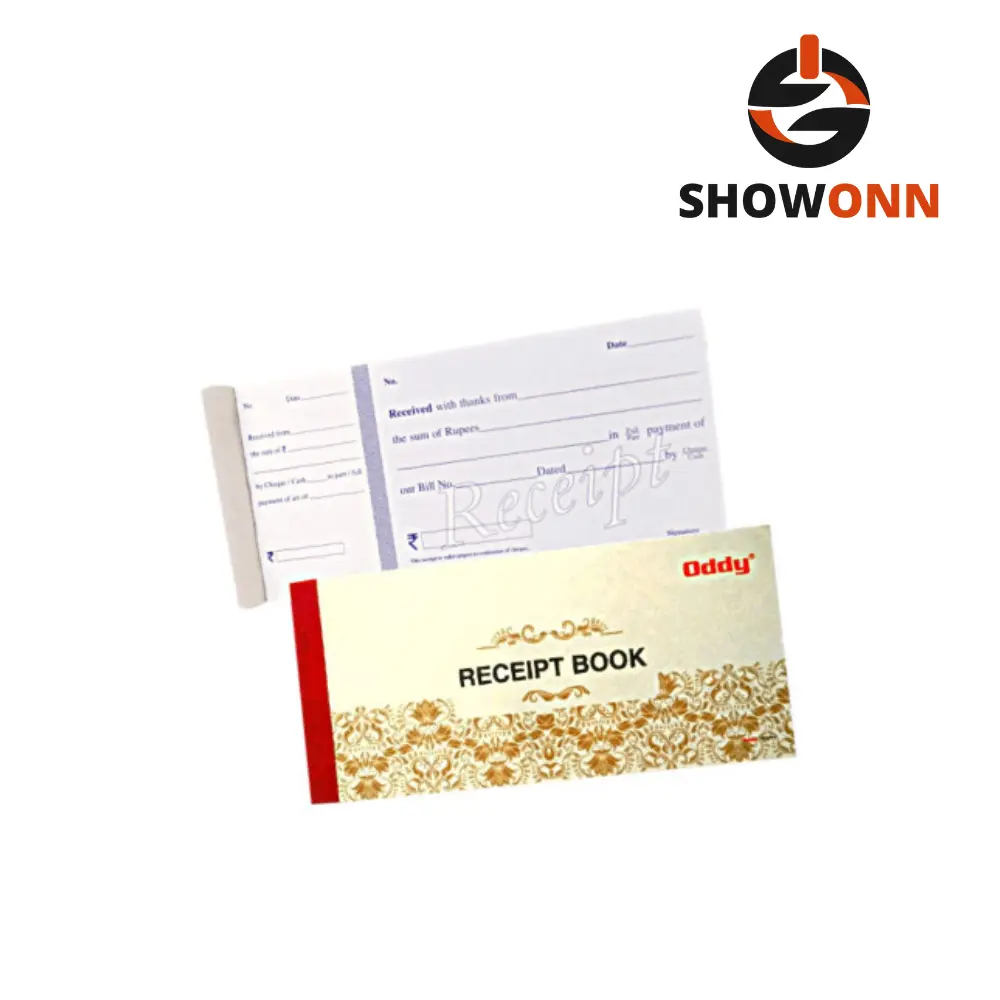 Oddy  Receipt Book (Offset Printed) RB-01 