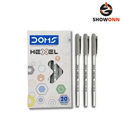 Doms Hexel Ball Pen (20pc Pack) 