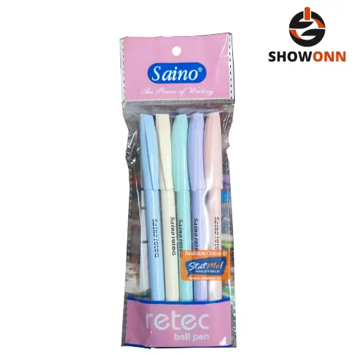 Saino Retec Ball Pen (Pack of 5) 