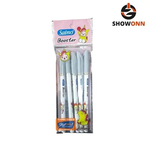 Saino Booster Ball Pen (Pack of 5) 