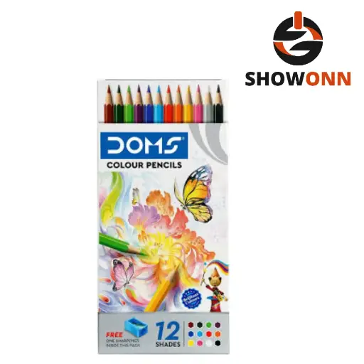 DOMS FSC 24 PENCIL ROUND TIN RS.200