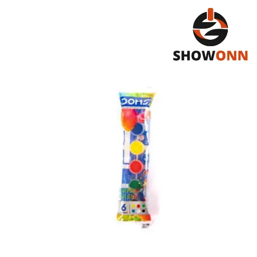 DOMS WATER COLOR CAKES 24 SHADES (15 mm) 