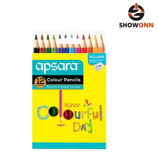 Apsara Bi Colour Pencil Hex FS 12 Col