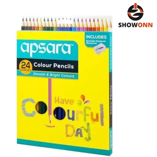 Apsara Colour Pencil Hex FS 24 Col