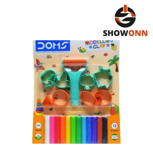DOMS MODELLING CLAY 8 SHADES CAR SHAPE 