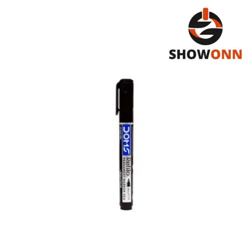 DOMS INXTEN PERMANENT MARKER PEN BLACK 