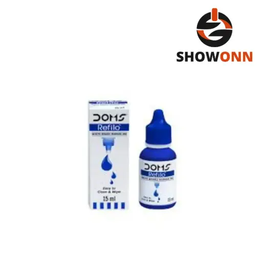 DOMS REFILO WHITE BOARD MARKER INK BLUE 100 ML 