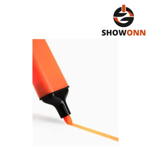 DOMS NEON HIGHLIGHTER PEN BOX PACK ORANGE 