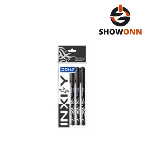 DOMS INXO CLASSIC PEN BLACK 10 PCS PACK 