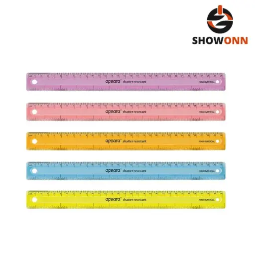 Apsara 30 Cm Shatter Proof Scale