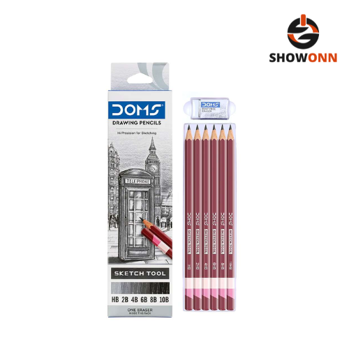 DOMS DRAWING PENCIL SET OF 6
