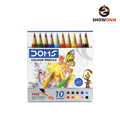 DOMS HSC 10 SHADES COLOUR PENCIL NEW
