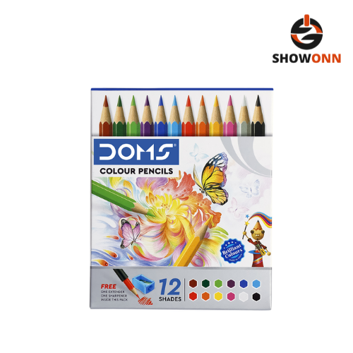 DOMS HSC 12 SHADES COLOUR PENCIL NEW