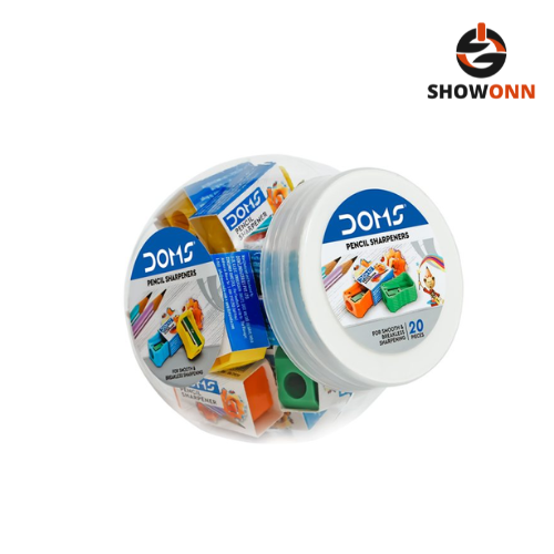DOMS PENCIL SHARPENER 20 PCS JAR PACK
