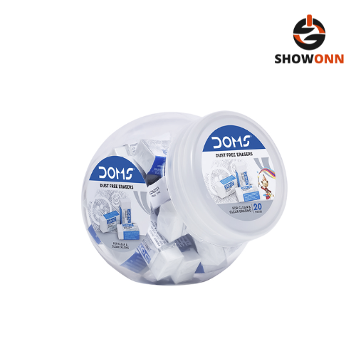 DOMS DUST FREE ERASER 20 PCS JAR PACK