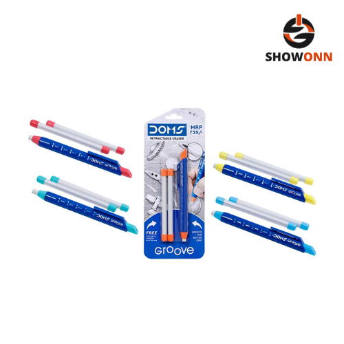 DOMS GROOVE RETRACTABLE ERASER