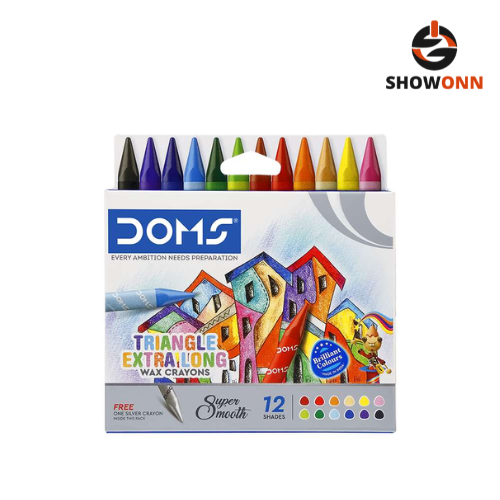 DOMS TRI EXTRA LONG WAX 12+1 SHADES