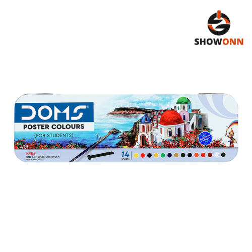 DOMS POSTER COLOUR 14 SHADES NEW