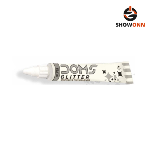 DOMS GLITTER GLUE TUBE 15 ML SILVER