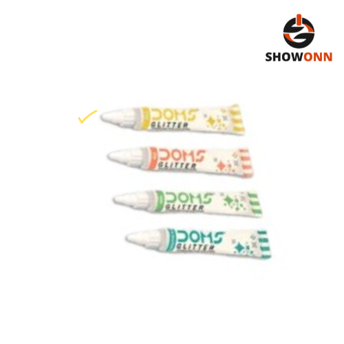 DOMS GLITTER GLUE TUBE 15 ML GOLDEN