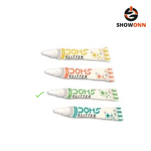 DOMS GLITTER GLUE TUBE 15 ML GREEN